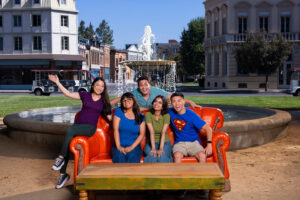 Friends Couch and Fountain